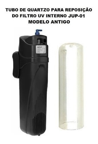 Imagem 3 de 3 de Tubo De Quartzo Para Filtro Uv Sunsun Jup-01 - Modelo Antigo