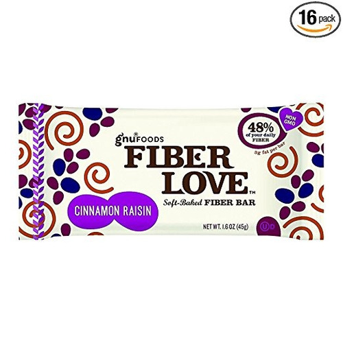 Nugo Fibra D'lish, Canela Y Pasas, El 25,4 Oz, 16 Ct