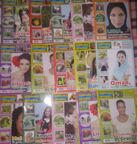 Revista Herbolaria Universal (5 Pzas Diferentes Numeros) (Usado)