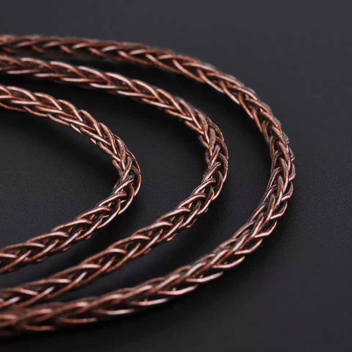 Imagen 5 de 5 de Cable De 8 Núcleos Plateado Yinyoo 3.5mm-2pin