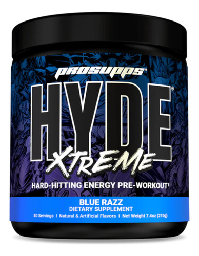 Prosupps Hyde Xtreme Pre Entrenador 30 Servicios Mora Azul