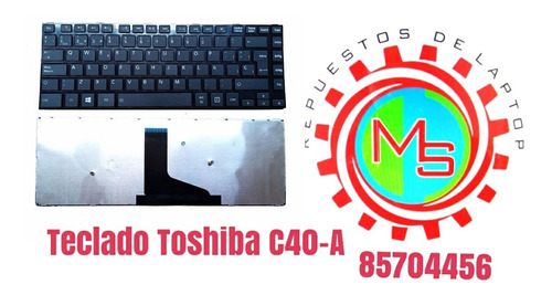 Teclado Toshiba C40-a