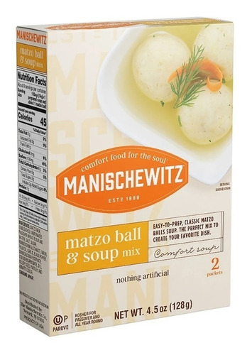 Mezcla Para Hacer Bolas De Matza Y Sopa Manischewitz Kosher