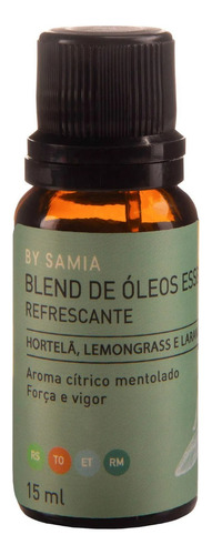 Blend De Oleos Essenciais Refrescante By Samia 15ml