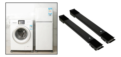 . Base Móvil Soporte Para Frigorífico Soporte Para Negro