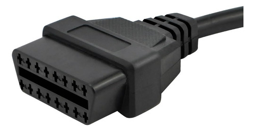 Ikkegol Obdii Obd2 16 Pin Conector De Ángulo Derecho Mach...