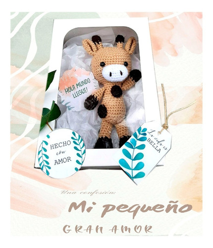 Imagen 3 de 5 de Nido Para Bebes Nidito Contencion Y Jirafita Apego En Caja