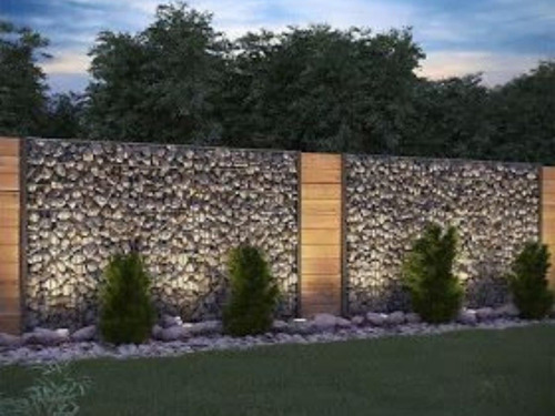 Gavión Muro Contención 100x100x30 Jardín Campo Portera Malla
