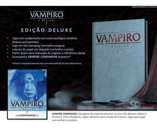Vampiro: A Máscara 5ª Edição De Luxo (pt) - Galápagos