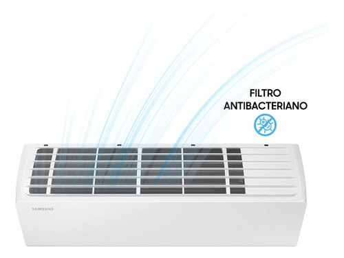 Aire acondicionado Samsung Inverter Ultra Cold 18000, dividido, color blanco