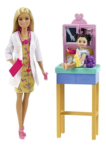 Muñeca Barbie Pediatra Mattel