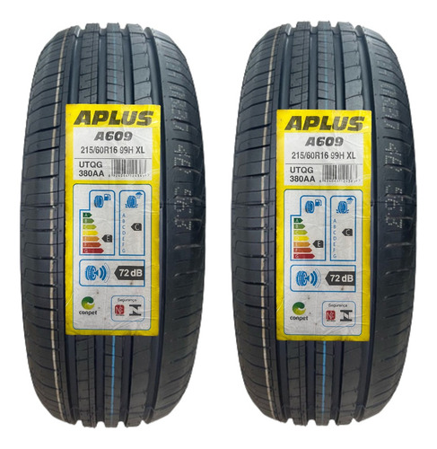 Kit 2 Pneus 215/60r16 99h Aplus A609 Aro 16