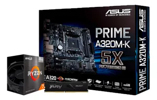 Kit Actualización Gamer Ryzen 7 5700g Tarjeta 16gb