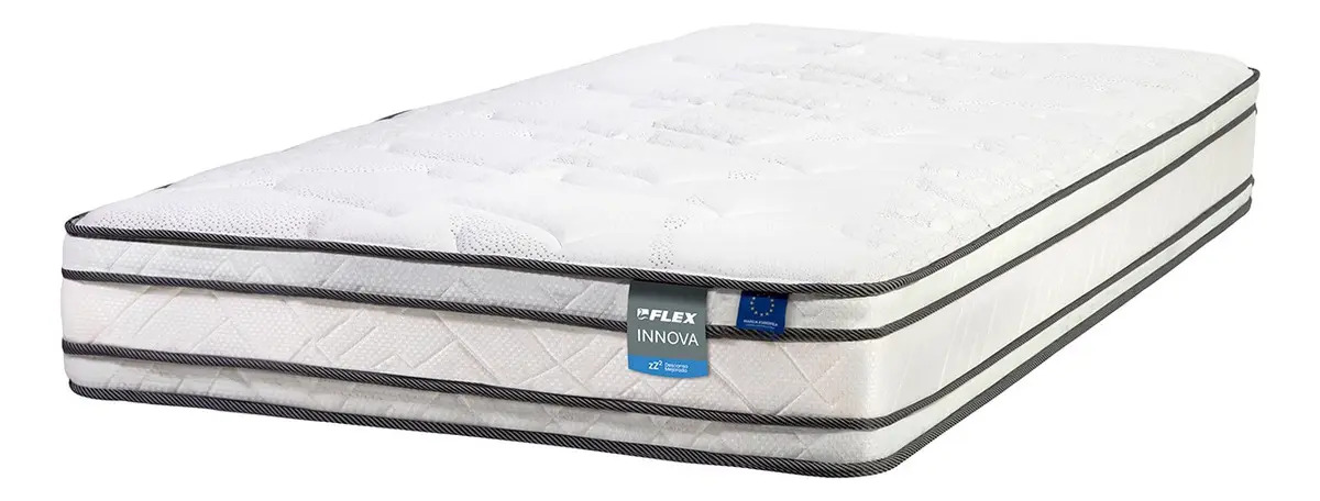 Colchón Flex Innova 1.5 Plazas Box Blanco