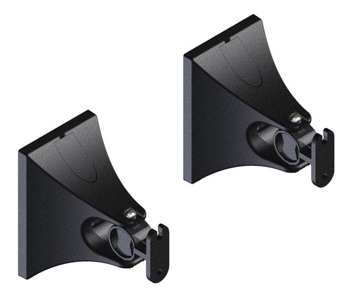 Suporte De Caixa De Som Para Home Theater Parede Teto Preto