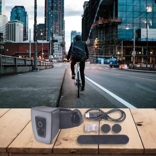 Casco Recargable Con Luz Trasera Para Bicicleta, Luz Trasera