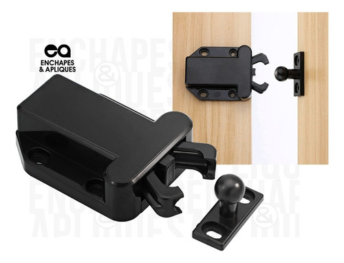 Imagen 6 de 6 de Amortiguador Push Open Para Puertas (pack X 4 Unidades)