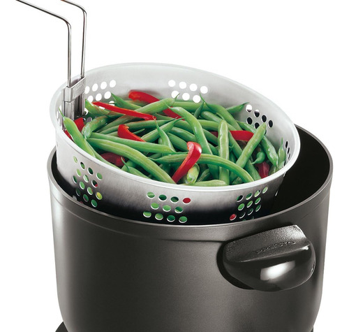 06006 Hervidor De Cocina Multicocina/vaporera, Color Negro