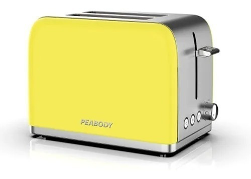 Tostadora Eléctrica Peabody 6 Niveles Amarilla 1050w Inox