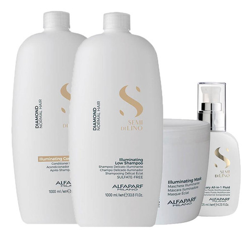 Kit Alfaparf Milano Sdl Diamond - Sh E Cond E Másc E Fin