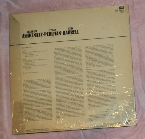 Lp Vinilo Trio Archiduque - Beethoven 1982