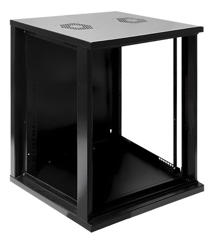 Mini Rack / Parede 10u X 570mm Desmontável Cor Preto