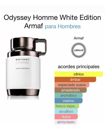 Odyssey Homme White Edition Edp 100 Ml Armaf Original