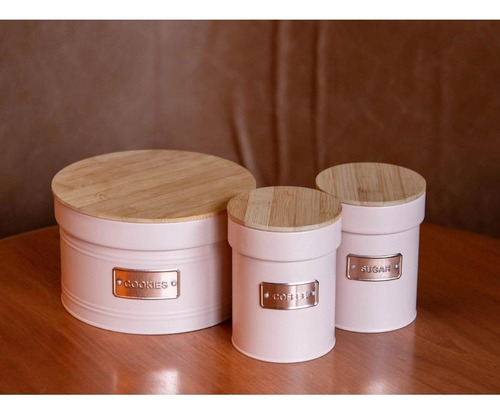 Porta Condimento Matte Cookies Rose 3500ml Yoi Rosa-chiclete