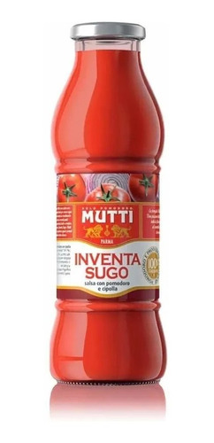 Mutti Salsa De Tomate Con Cebolla Inventa Sugo 560 G Italia