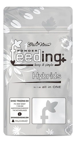 Powder Feeding Hybrids Fertilizante Sales 125g - Plan-t Grow