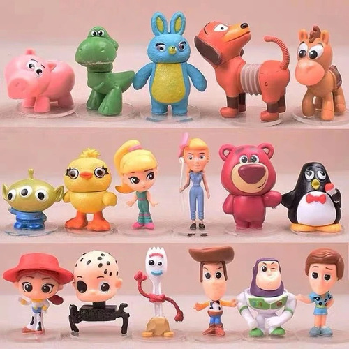 Juego De 17 Modelos De Figuras De Dibujos Animados De Toy St