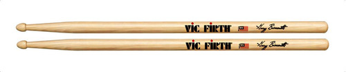 Baqueta de Vic Firth firmada por Gregg Bisonette, color natural, tamaño 5b/2b