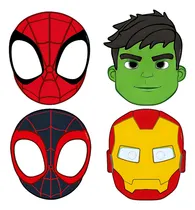 Comprar Antifaz De Spidey Y Sus Amigos X10 - Cotillón Waf Color Multicolor