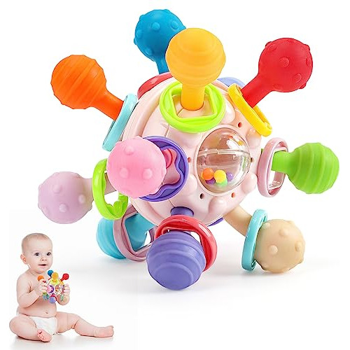 Baby Teething Toys: Infant Sensory Toys Teether Relief ...