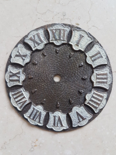 Cuadrante De Bronce Antiguo Numeros Romanos Ideal Relojes Antiguos 