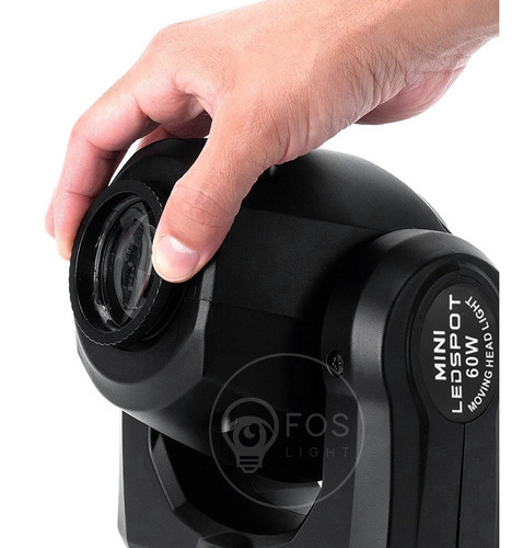 Kit 4 Moving Head Spot Led 60w Osram 8 Desenhos 8 Cores Dmx 127/220V