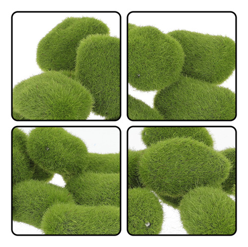 Adorno De Pared Con Piedra Artificial De Musgo Artificial, M
