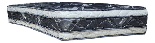 Sommier Colchon 1 1/2 Pza Ayfa Premium Resortes Dual 100x190 Color Negro