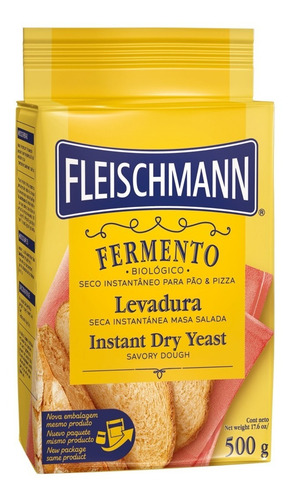 Kit 2 Melhorador De Farinha E Fermento Biológico Fleischmann