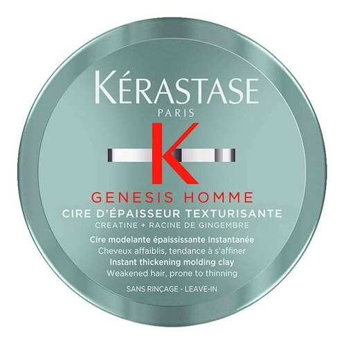 Cera Para Cabello Kerastase Genesis Homme Cire Push Up 75 Ml