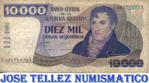 Bottero 2642 $ 10000 Pesos Argentinos Reposicion B+ Palermo