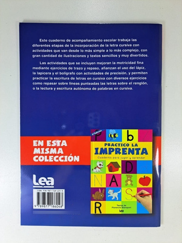 Practico La Cursiva - Libro Infantil De Aprestamiento - Lea