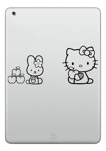Calcomanía Sticker Vinil Para Laptop Kitty