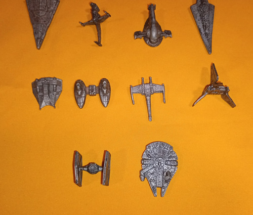 Star Wars Sonrics Coleccion 10 Naves Y Estrella De La Muerte (Usado)