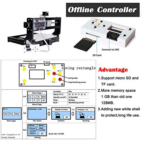 Maquina Grabado Control Cnc Pro Grbl Mejorada Trinchado Pcb