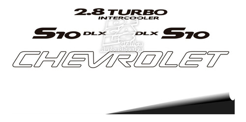 Calco Chevrolet S10 Deluxe 2002 - 2005 Kit