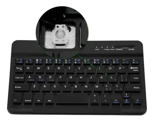 Teclado Bluetooth Mini Inalambrico Tv Notebook Tablet 9102