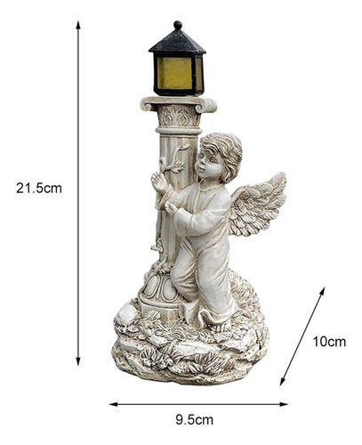 Z Figura De Ángel De Pilar Romano Vivo Columna Griega