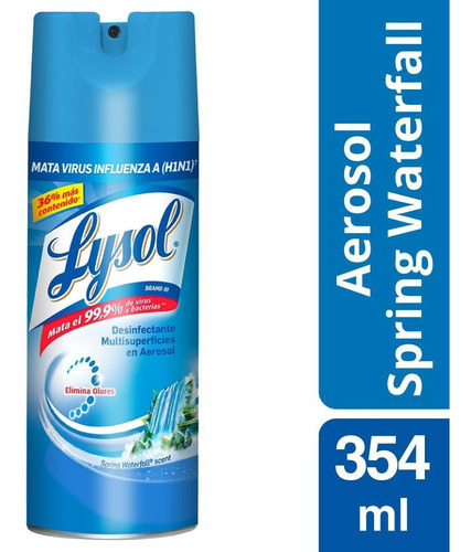 Lysol Desinfectantes Antibacterial De 354g Aroma Cascada 