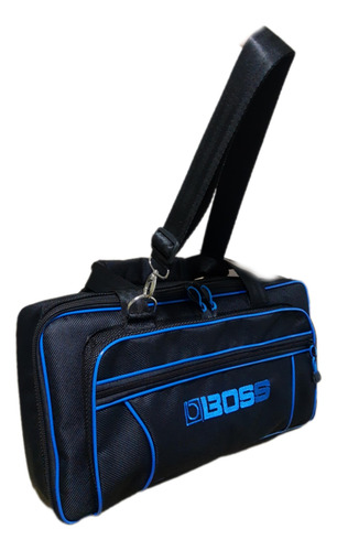 Bag Case P/ Pedaleira Boss Me 90 B Azul Acolchoado Super Lux